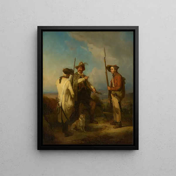 Ein unregelmäßiges badischer mit seinen zwei Ordnungen - Johann Baptist Kirner — gerahmtes Bild an der Wand