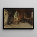 Das Vergnügen der Jahreszeiten, Winter - Johann Baptist Kirner — gerahmtes Bild an der Wand