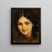 Portrait einer jungen Frau - Johann Baptist Reiter — gerahmtes Bild an der Wand