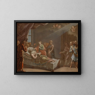 Tod der Jungfrau - Johann Baptist Schmon — gerahmtes Bild an der Wand