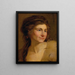 Portrait einer Frau - Johann Baptist von Lampi der Ältere — gerahmtes Bild an der Wand