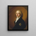 Der König Gustave IV Adolf - Johann Baptist von Lampi der Ältere — gerahmtes Bild an der Wand