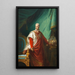 Portrait des Kaisers Franz II I - Johann Baptist von Lampi der Jüngere — gerahmtes Bild an der Wand