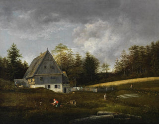 Moulin dans la vallée de Plauen près de Dresde - Johann Christian Klengel — Ansicht des Kunstwerks