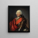 Duc Christian IV von Zweibrücken - Johann Christian von Mannlich — gerahmtes Bild an der Wand
