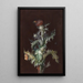 Chardon avec insectes - Johann Christoph Dietzsch — gerahmtes Bild an der Wand