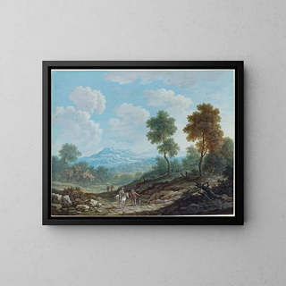 Johann Christoph Dietzsch - Travelers in a Broad Valley.webp