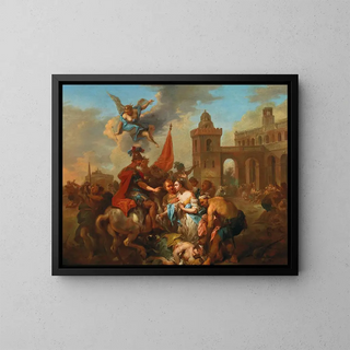 Johann Conrad Seekatz - Romulus and Hersilia.webp