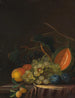 Naturstillleben mit Trauben, Pfirsichen, Pflaumen und Melone - Johann Daniel Bager — Ansicht des Kunstwerks