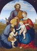 Die Heilige Familie mit Elisabeth und dem kleinen Johannes der Täufer - Johann David Passavant — Ansicht des Kunstwerks