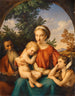 Die Heilige Familie mit dem heiligen Johannes dem Täufer Kind - Johann Eduard Wolff — Ansicht des Kunstwerks