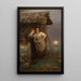 Die Liebesbrief - Johann Friedrich Engel — gerahmtes Bild an der Wand