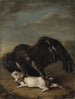 Adler, der einen Hasen fängt - Johann Friedrich Grooth — Ansicht des Kunstwerks