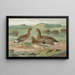 Anser albifrons - Johann Friedrich Naumann — gerahmtes Bild an der Wand
