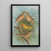 Emberiza hortulana Emberiza luteola Sparrm Emberiza chrysophrys Pall - Johann Friedrich Naumann — gerahmtes Bild an der Wand