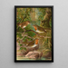 Erithacus rubeculus - Johann Friedrich Naumann — gerahmtes Bild an der Wand