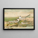 Sterna minuta Sterna macrura Sterna hirundo - Johann Friedrich Naumann — gerahmtes Bild an der Wand