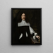 Portrait von Heinrich Wilhelm von Kellner - Johann Friedrich Trescher — gerahmtes Bild an der Wand
