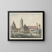 Estavayer - Johann Friedrich Wagner — gerahmtes Bild an der Wand
