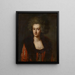 Portrait einer Dame - Johann Georg Edlinger — gerahmtes Bild an der Wand