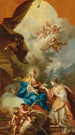 Der mystische Hochzeit der heiligen Katharina - Johann Georg Grasmair — Ansicht des Kunstwerks