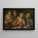 Hof - Johann Georg Platzer — gerahmtes Bild an der Wand