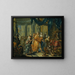 Crésus et Solon - Johann Georg Platzer — gerahmtes Bild an der Wand
