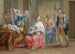 Das gestörte Liebespaar - Johann Georg Platzer — Ansicht des Kunstwerks