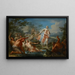 Latone verwandelt die lycischen Bauern in Frösche - Johann Georg Platzer — gerahmtes Bild an der Wand