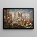 Marcus Curtius - Johann Georg Platzer — gerahmtes Bild an der Wand