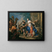 Rebekka am Brunnen - Johann Georg Platzer — gerahmtes Bild an der Wand