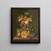 Stillleben mit Früchten - Johann Georg Seitz — gerahmtes Bild an der Wand