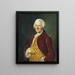 Portrait von Johann Maximilian von Holzhausen - Johann Georg Ziesenis — gerahmtes Bild an der Wand