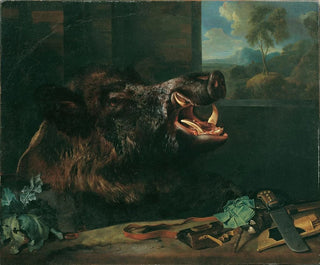 Stillleben mit Wildschweinen - Johann Georg de Hamilton — Ansicht des Kunstwerks