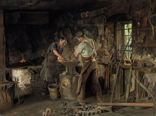 Die Schmiede des Schmieds - Johann Hamza — Ansicht des Kunstwerks