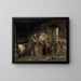 Die Schmiede des Schmieds - Johann Hamza — gerahmtes Bild an der Wand