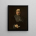 Portrait eines Mannes - Johann Heinrich Am Ende — gerahmtes Bild an der Wand
