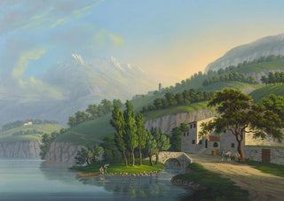 Johann Heinrich Bleuler the Younger - Am Comersee.webp