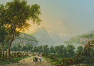 Johann Heinrich Bleuler the Younger - Wesen am Wallenstttersee.webp