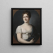 Fredrika Dorothea Vilhelmina - Johann Heinrich Schröder — gerahmtes Bild an der Wand