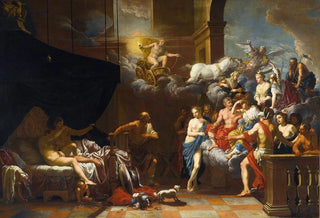 Johann Heiss - Vulcan Surprising Venus and Mars in Bed Before An Assembly of The Gods.webp