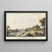 Domaine de Monsieur Hofmeister, usine à Lätten près de Zurich - Johann Jakob Aschmann — gerahmtes Bild an der Wand