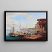 Ansicht vom Bosporus - Johann Jakob Falkeisen — gerahmtes Bild an der Wand