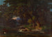 Landschaftsbild im Wald in den römischen Bergen - Johann Jakob Frey — Ansicht des Kunstwerks