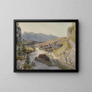 Feldkirch - Johann Jakob Meyer — gerahmtes Bild an der Wand