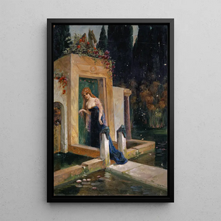 Johann Jakob Schneider - Vivian at Merlins Tomb.webp