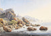 Küstenlinie mit Felsen bei Amalfi - Johann Jakob Wolfensberger — Ansicht des Kunstwerks