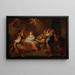 L'Adoration der Hirten - Johann Josef Karl Henrici — gerahmtes Bild an der Wand