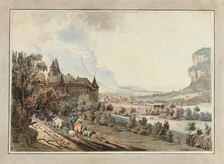 Johann Karl Mllener - Vu du Chateau dAigle.webp