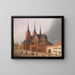 Kathedrale von Roskilde - Johann Karl Schultz — gerahmtes Bild an der Wand